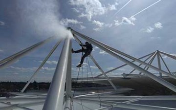 The Bulwell Academy benefits from the rope access treatment